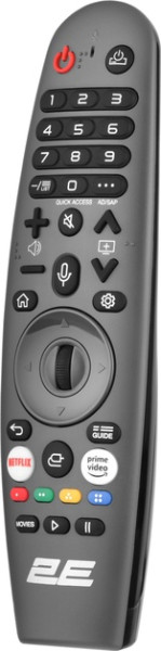 ПУЛЬТ ДЛЯ ТЕЛЕВІЗОРА 2E WEBOS MAGIC RC (ГОЛОСОВЕ КЕРУВАННЯ) (2E-WEBOSRC) 1