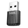 МЕРЕЖЕВИЙ АДАПТЕР HOCO HI33 WIFI5 USB INTERNAL ANTENNA WIRELESS NETWORK CARD BLACK 0