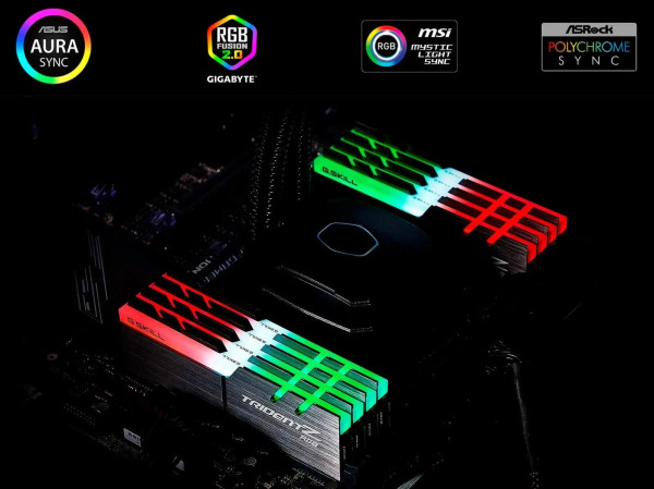 ОПЕРАТИВНАЯ ПАМЯТЬ G.SKILL TRIDENT Z RGB F4-3600C18D-32GTZR 32 GB (2X16 GB) DDR4 3600 MHZ 2