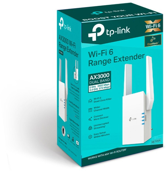 РЕТРАНСЛЯТОР TP-LINK RE705X WHITE 3