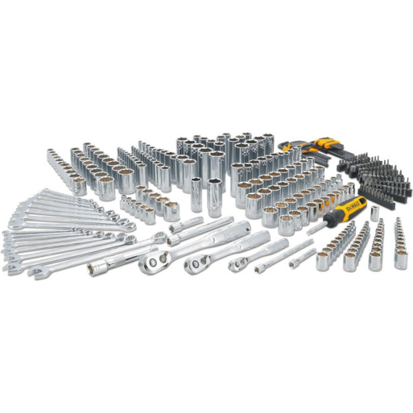 НАБІР ІНСТРУМЕНТІВ DEWALT 1/4, 3/8, 1/2, 341 ШТ. (DWMT45341-1) 1