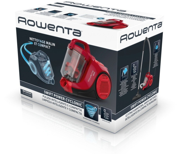 ПЫЛЕСОС ROWENTA SWIFT POWER CYCLONIC RO2913EA RED 5