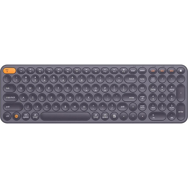 КЛАВИАТУРА BASEUS K01B WIRELESS TRI-MODE KEYBOARD FROSTED GRAY (B00955504833-00) ENG 0