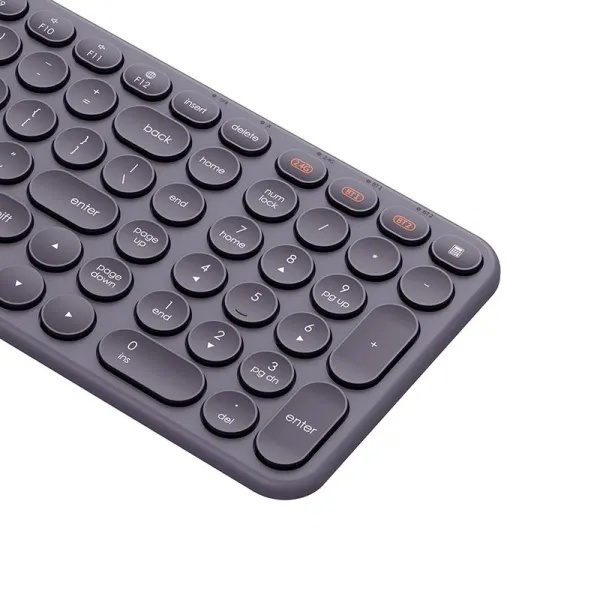 КЛАВИАТУРА BASEUS K01B WIRELESS TRI-MODE KEYBOARD FROSTED GRAY (B00955504833-00) ENG 2