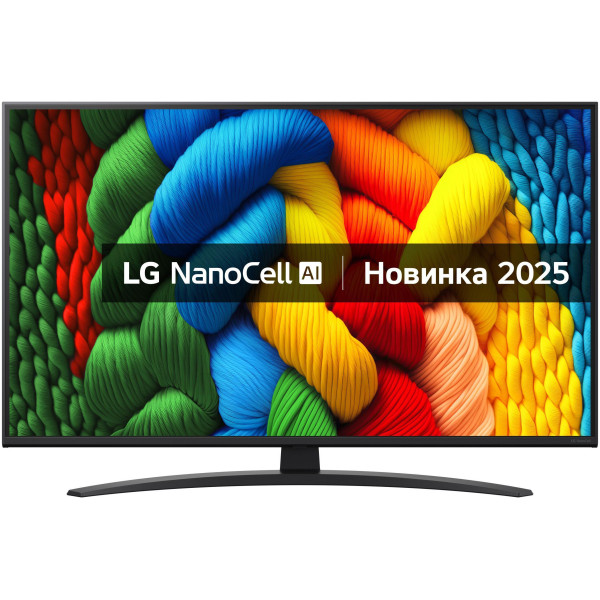 ТЕЛЕВІЗОР LG 43NANO81A6A BLACK 43 0