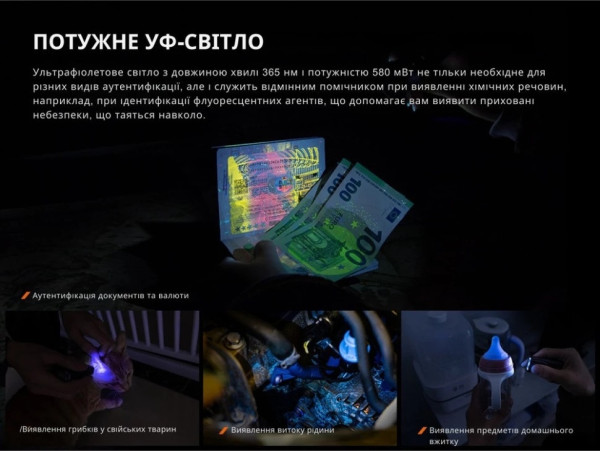ЛІХТАРИК FENIX E06R TURQUOISE (E06R-TQ) 6