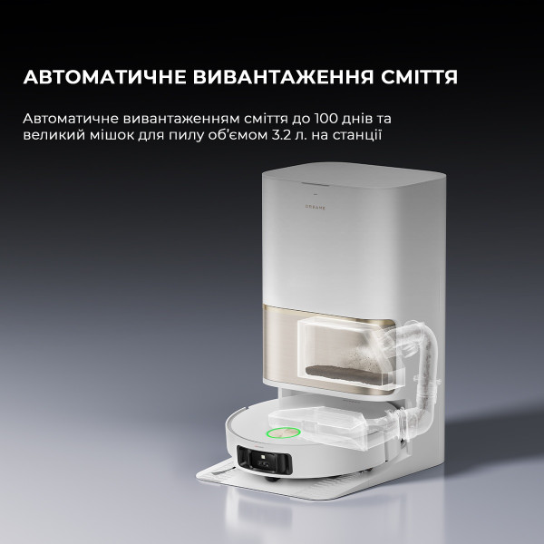 РОБОТ-ПИЛОСОС DREAME BOT L50 PRO ULTRA WHITE (RLL84CE) 1