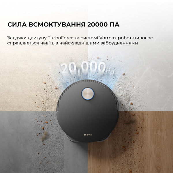 РОБОТ-ПИЛОСОС DREAME BOT X50 ULTRA BLACK (RLX85CE-6-BL) 9