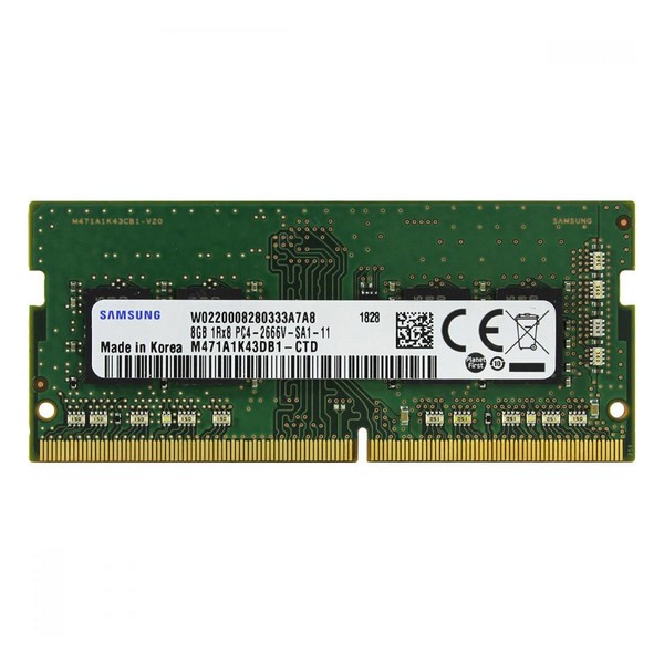 ОПЕРАТИВНА ПАМ'ЯТЬ SAMSUNG M471A1K43CB1-CTD 8 GB SO-DIMM DDR4 2666 MHZ 1