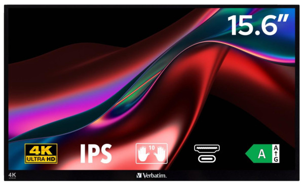 МОНІТОР VERBATIM PMT-15-4К BLACK (32238) 0