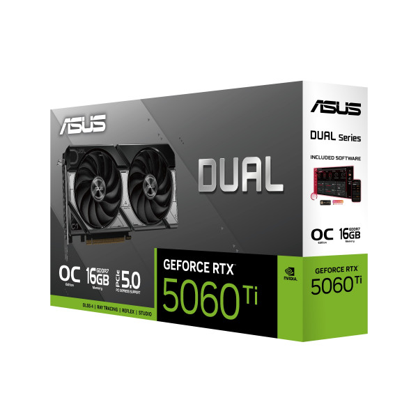 ВІДЕОКАРТА ASUS DUAL GEFORCE RTX 5060 TI 16GB GDDR7 OC EDITION (DUAL-RTX5060TI-O16G) 6