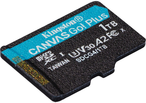 КАРТА ПАМ'ЯТІ KINGSTON 1TB MICROSDXC СLASS 10 UHS-I U3 V30 A2 CANVAS GO PLUS G4 (SDCG4/1TBSP) 1
