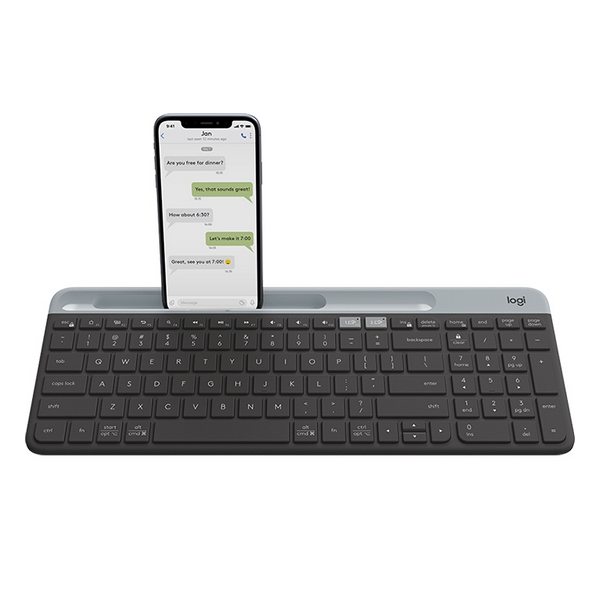 КЛАВІАТУРА LOGITECH K580 SLIM GRAPHITE (920-009275) MULTI-DEVICE WIRELESS БЕЗДРОТОВА 0