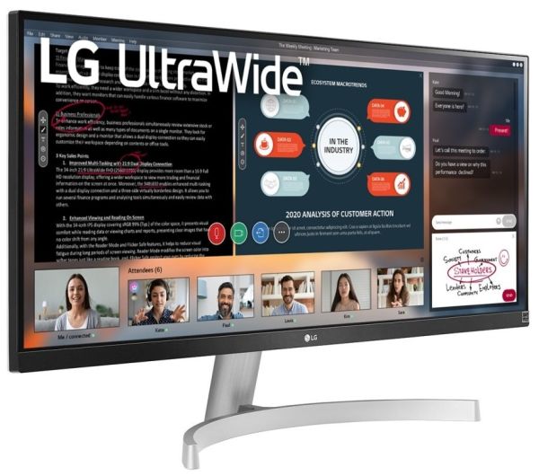 МОНІТОР LG 29WN600-W SILVER 29 3