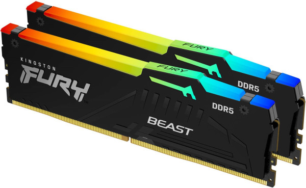 【動作確認済】Kingston DDR5-5600 128GB (64GBx2) Оперативная память Kingston FURY 128GB (2x64GB) DDR5 5600 MHz CL40