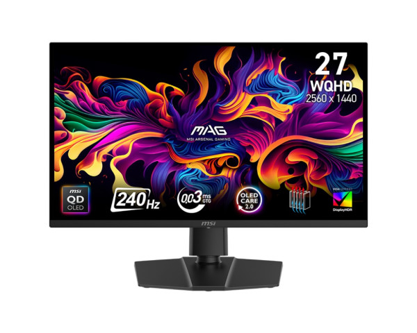 МОНИТОР MSI MAG 271QP QD-OLED X24 BLACK 26.5 0