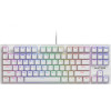 КЛАВИАТУРА HATOR ROCKFALL EVO HTK-631 WHITE (TKL OPTICAL ENG/ UKR/ RUS USB КЛАССИЧЕСКАЯ) 0