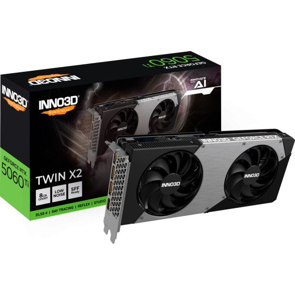 ВИДЕОКАРТА INNO3D GEFORCE RTX 5060 TI 8GB TWIN X2 (N506T2-08D7-193075N) 10