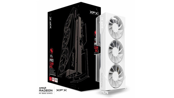 ВІДЕОКАРТА XFX RADEON RX 9060 XT SWIFT OC TRIPLE FAN GAMING EDITION 16GB WHITE (RX-96TS316W7) 4