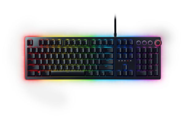 КЛАВІАТУРА RAZER HUNTSMAN ELITE RZ03-01871000-R3M1 BLACK (LINEAR OPTICAL SWITCH - US LAYOUT КЛАСИЧНА) 1