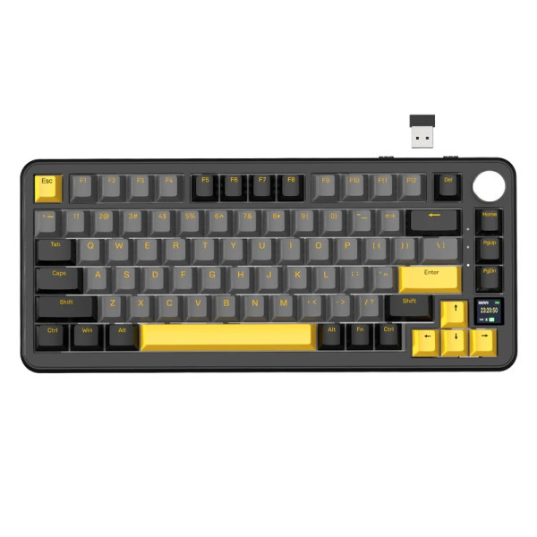 Клавіатура Attack Shark X85 Pro Starry Black Linear Blueberry