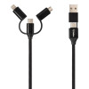 ДАТА-КАБЕЛЬ GELIUS PRO UNIMOG GP-UC510 USB/MICROUSB(ТАТО) - LIGHTNING/MICROUSB/USB TYPE C(ТАТО) BLAC 4