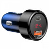 АВТОМОБИЛЬНОЕ ЗАРЯДНОЕ УСТРОЙСТВО BASEUS MAGIC SERIES DIGITAL DISPLAY PD 3.0 QC 4.0+ 45W USB + TYPE- 4