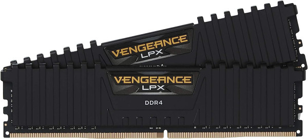 ОПЕРАТИВНА ПАМ'ЯТЬ CORSAIR 16GB (2X8GB) DDR4 3200 MHZ VENGEANCE LPX BLACK (CMK16GX4M2Z3200C16) 0