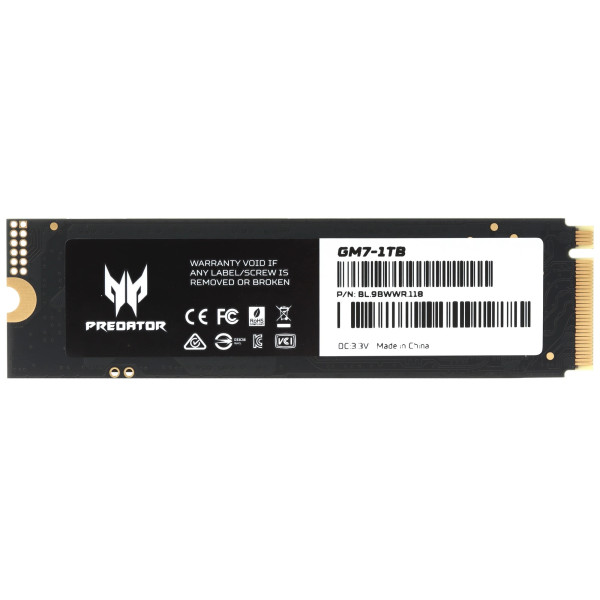 Внутрішній SSD диск Acer Predator GM7 (BL.9BWWR.118) 1TB купити