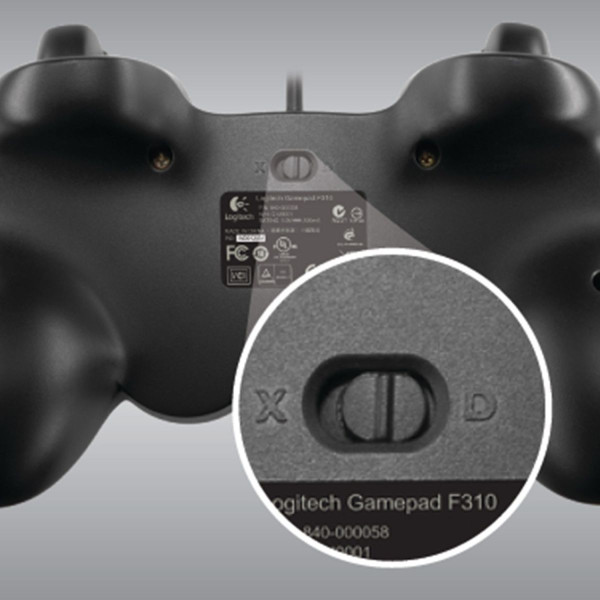 ГЕЙМПАД LOGITECH F310 BLACK BLUE ДРОТОВИЙ 4