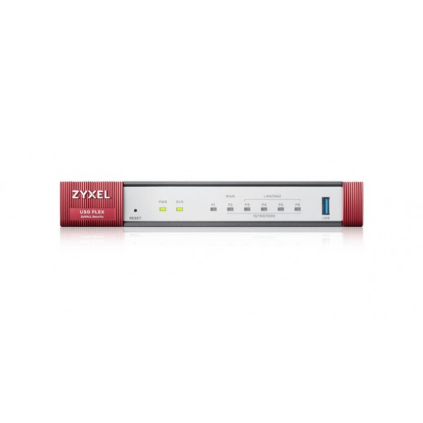 МАРШРУТИЗАТОР ZYXEL USG FLEX 100 (USGFLEX100-EU0101F) (1XGE WAN, 4XGE LAN/DMZ, 1XSFP, 1XCONSOLE) 0