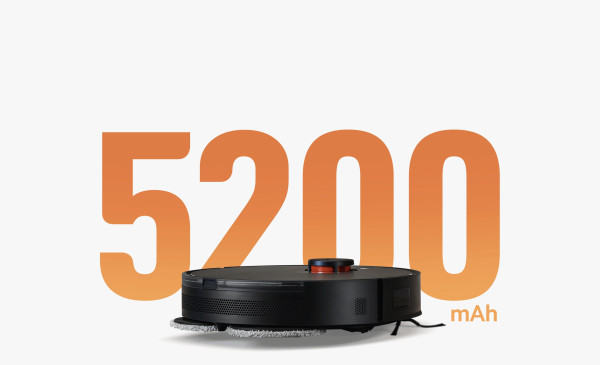 РОБОТ-ПИЛОСОС XIAOMI ROBOT VACUUM S20 + BLACK (BHR8158EU) 5