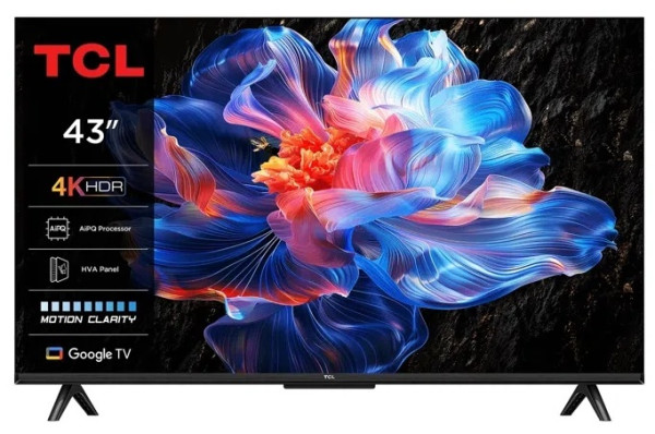 2025年製 液晶テレビ 4K 43V型 43V6C 【極美品】TCL Amazon Wチューナー内蔵 液晶テレビ TV Google 4K 43V型 TCL | テレビ