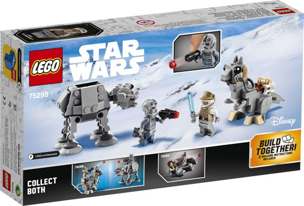 Конструктор LEGO Star Wars 75298 Мікрофайтери: AT-AT проти