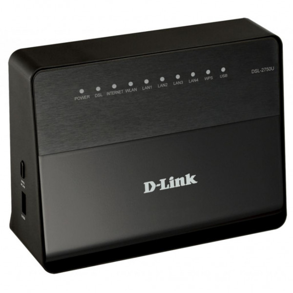 МАРШРУТИЗАТОР D-LINK DSL-2750U 0