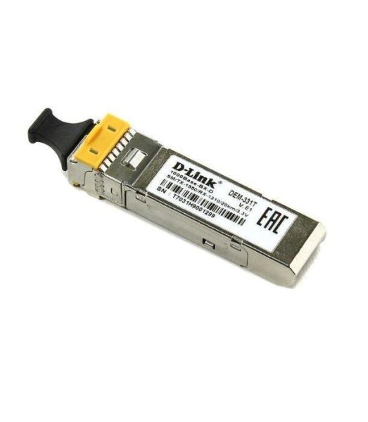 SFP-ТРАНСИВЕР D-LINK 331T/20KM 1X1000BASE-BX-D, WDM, SM, 20КМ, LC 0