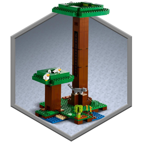 КОНСТРУКТОР LEGO MINECRAFT 21174 СОВРЕМЕННЫЙ ДОМИК НА ДЕРЕВЕ БЛОКОВЫЙ 12