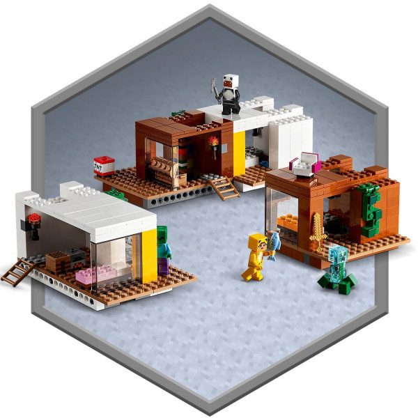 КОНСТРУКТОР LEGO MINECRAFT 21174 СОВРЕМЕННЫЙ ДОМИК НА ДЕРЕВЕ БЛОКОВЫЙ 2