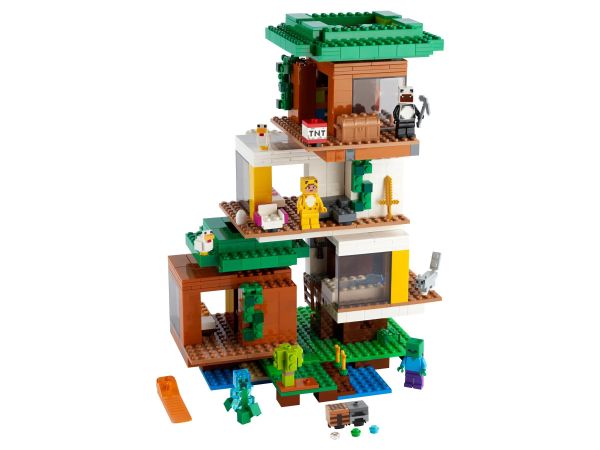 КОНСТРУКТОР LEGO MINECRAFT 21174 СОВРЕМЕННЫЙ ДОМИК НА ДЕРЕВЕ БЛОКОВЫЙ 6