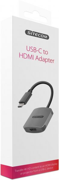 ПЕРЕХІДНИК SITECOM CN-372 USB TYPE C (ТАТО) - HDMI (МАМА) 2