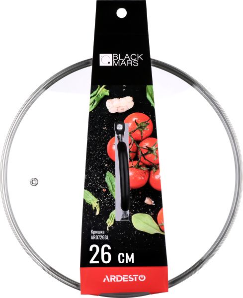 КРЫШКА ДЛЯ ПОСУДЫ ARDESTO BLACK MARS AR0726SL 26 СМ 1