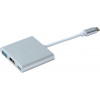 ПЕРЕХІДНИК DYNAMODE USB TYPE C (ТАТО) - HDMI/USB-A/TYPE-C (МАМА) 1