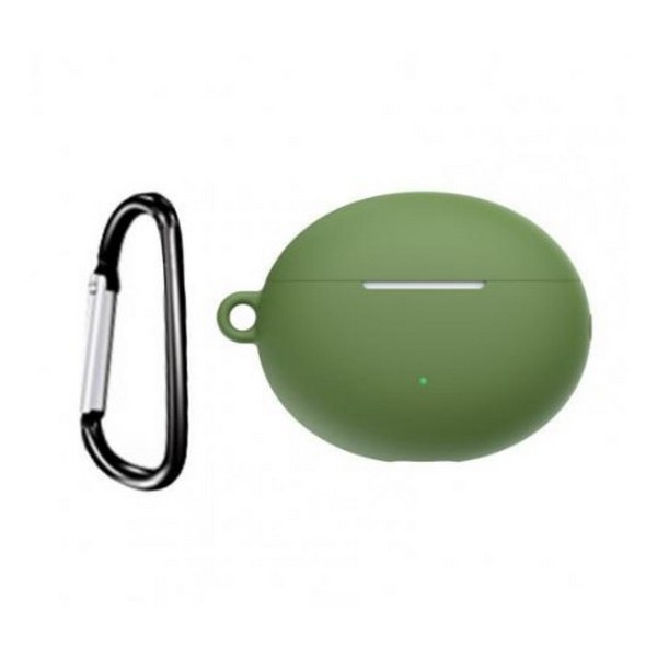 ЧОХОЛ ДЛЯ НАВУШНИКІВ INFINITY HUAWEI FREEBUDS 4I SILICON CASE WITH CARABINE GREEN 0