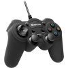 ГЕЙМПАД DEFENDER GAME RACER TURBO RS3 PC/PS2/PS3 (64251) BLACK ПРОВОДНОЙ 0