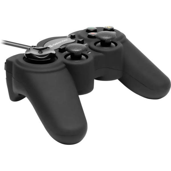 ГЕЙМПАД DEFENDER GAME RACER TURBO RS3 PC/PS2/PS3 (64251) BLACK ПРОВОДНОЙ 2