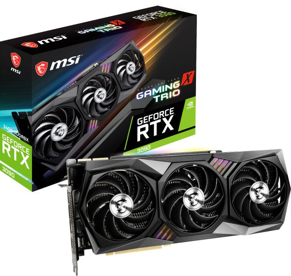 ВИДЕОКАРТА MSI GEFORCE RTX 3090 GAMING X TRIO 3
