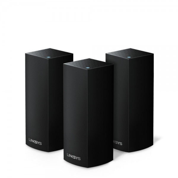 МАРШРУТИЗАТОР LINKSYS VELOP 3 ЮНІТА BLACK WI-FI MESH СИСТЕМА AC6600 (WHW0303B) 1