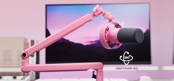 МІКРОФОН FIFINE T688 PINK (T688P) 4