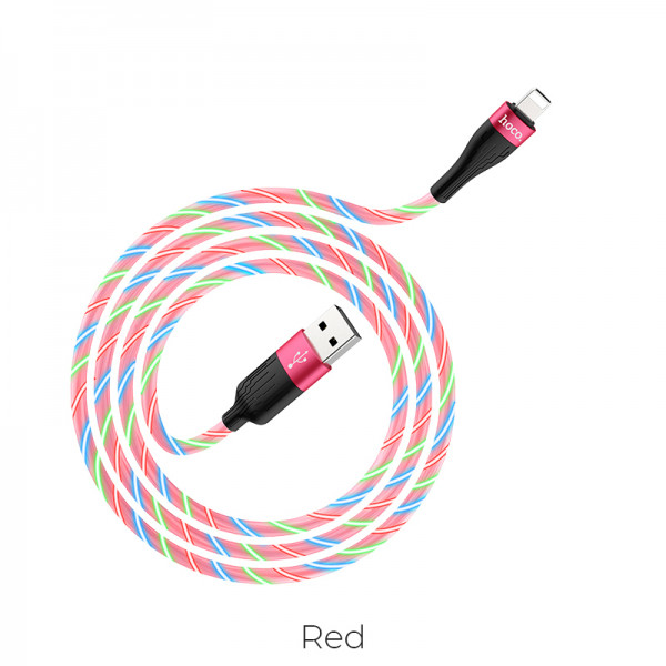 Дата-кабель Hoco Charming Night U85 1m USB (тато) - Lightning