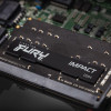 ОПЕРАТИВНА ПАМ'ЯТЬ KINGSTON FURY PC4-25600 ОПЕРАТИВНА ПАМ'ЯТЬ KINGSTON FURY SODIMM DDR4-3200 16384MB PC4-25600 IMPACT BLACK (KF432S20IB1/16) BLACK 16 2